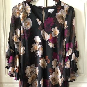 Elegant Calvin Klein Floral Dress